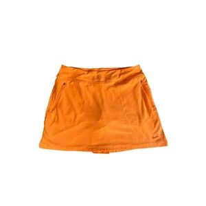 Nike Fairway Drive Golf Skirt 2015 Womens Bright Citrus/Electro Orange - Medium